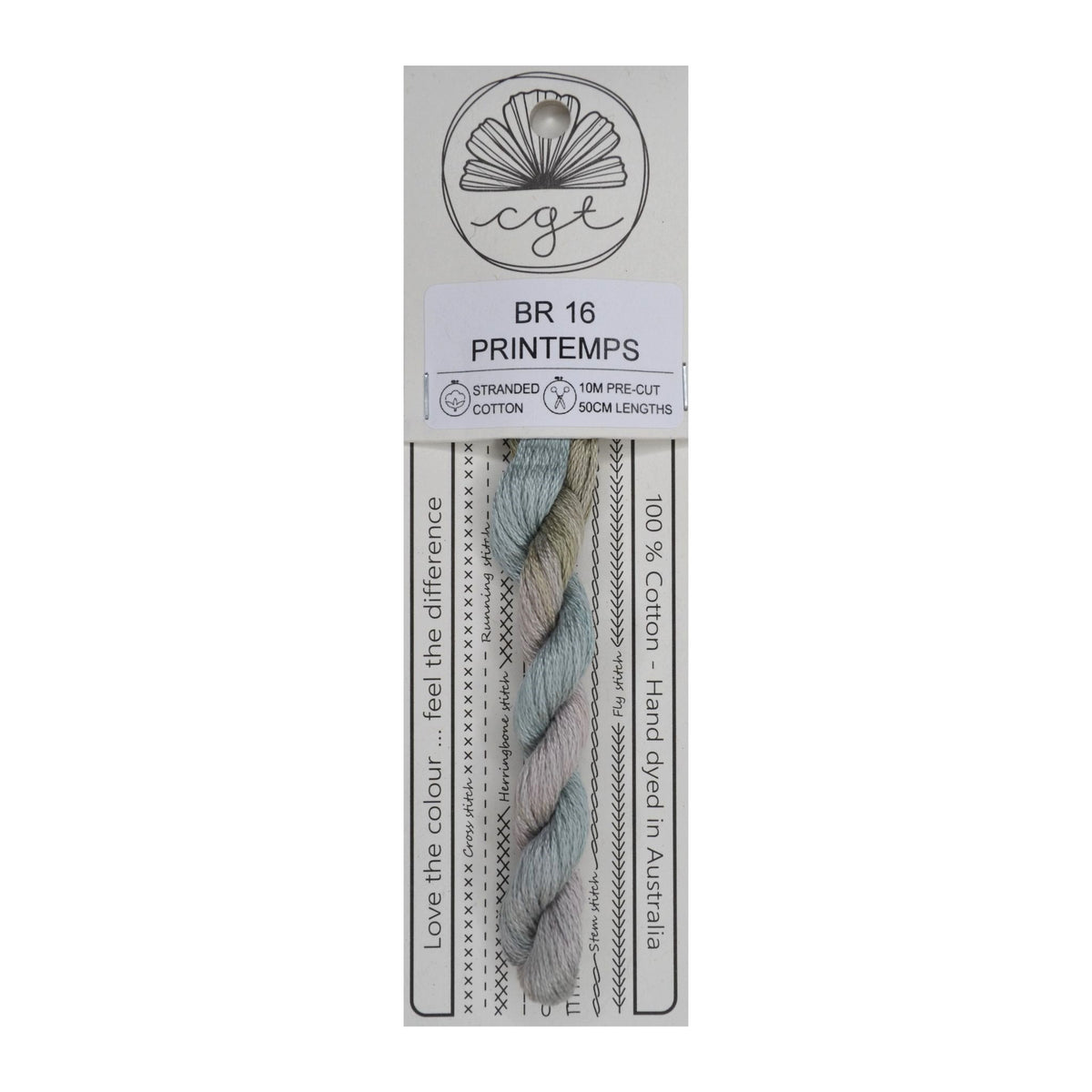 BR 16 Printemps stranded cotton embroidery thread