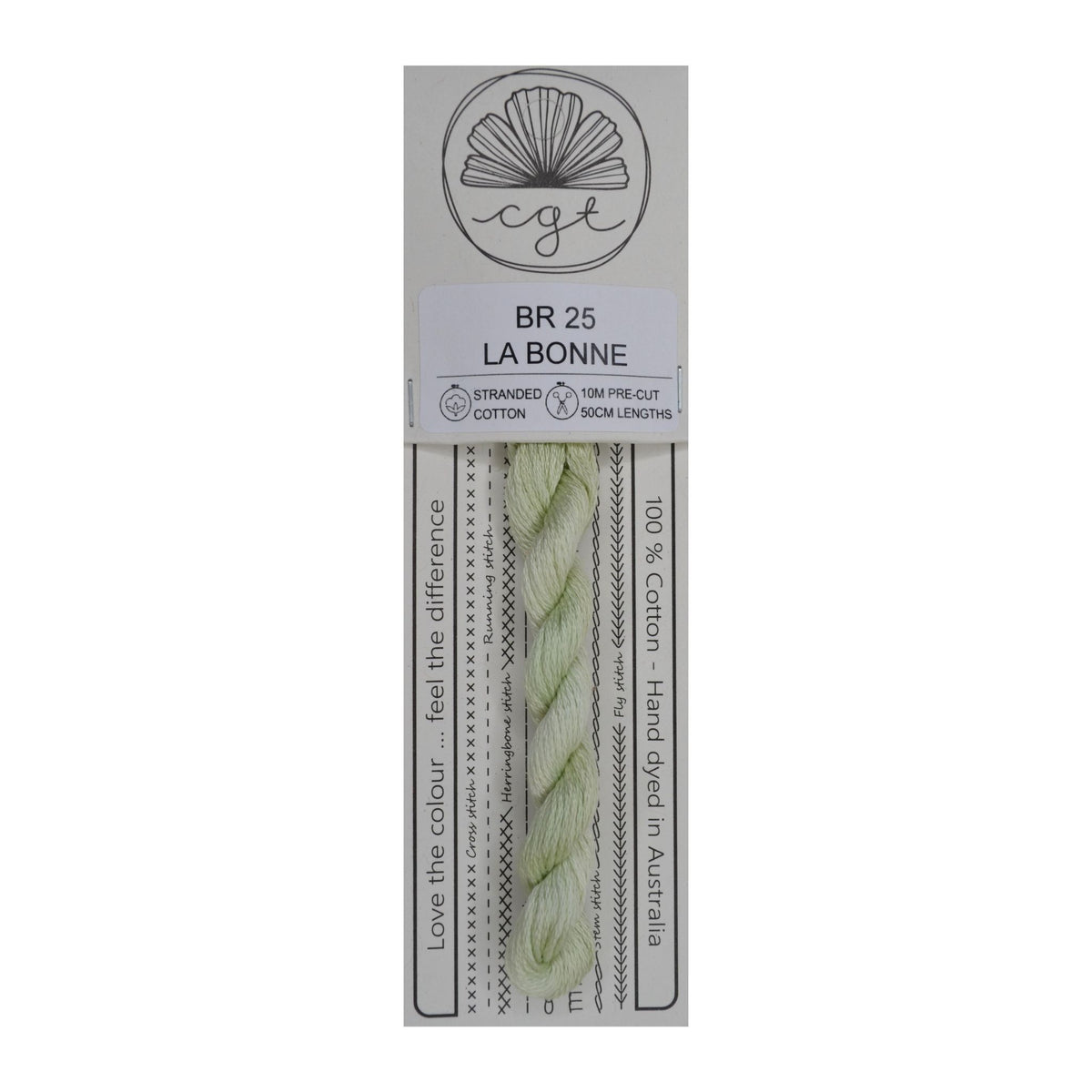 BR 25 La Bonne stranded cotton embroidery thread
