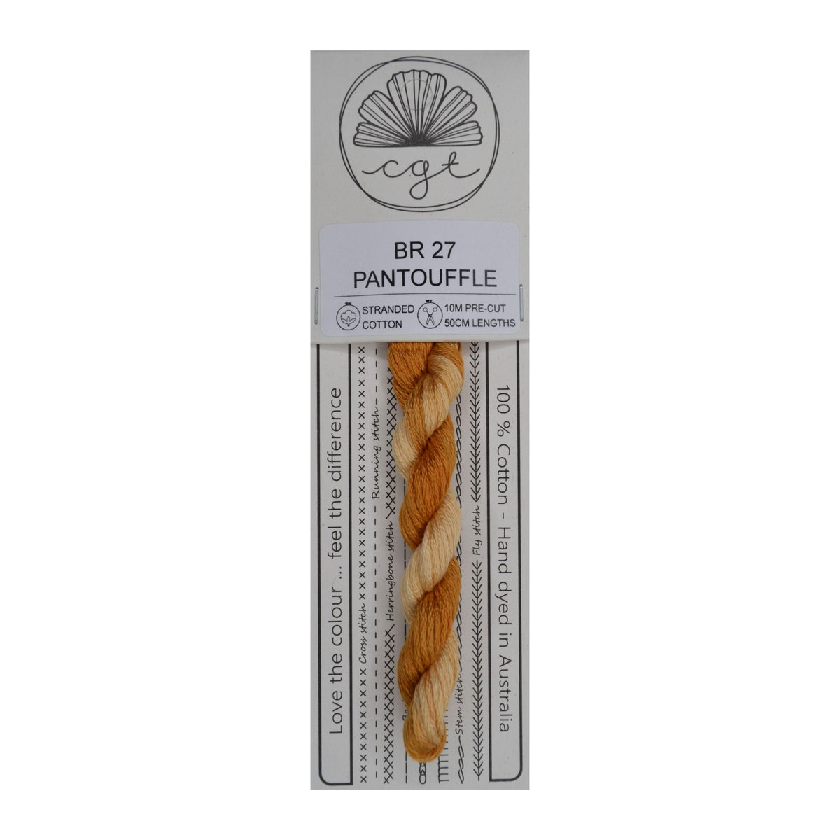 BR 27 Pantouffle stranded cotton embroidery thread