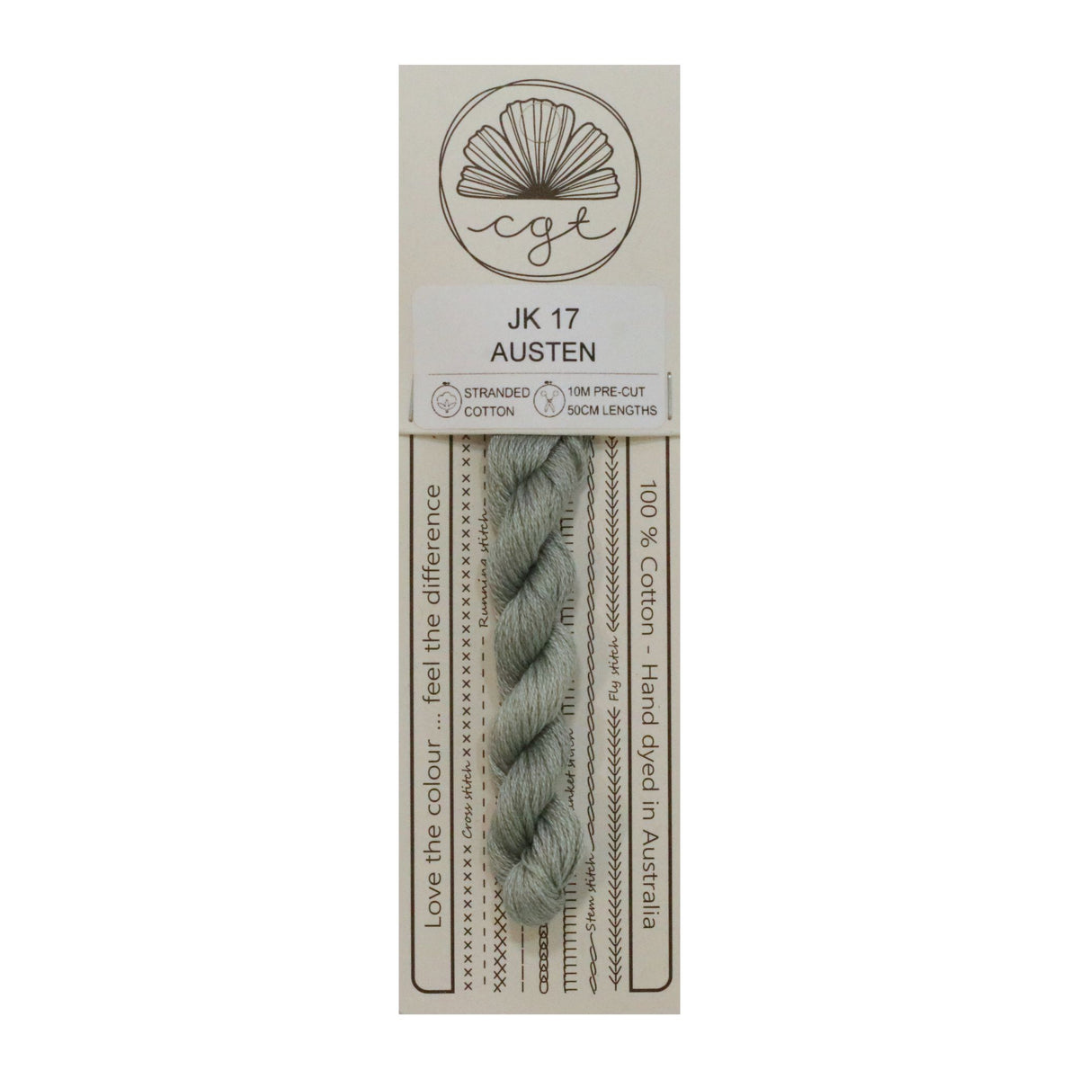 JK 17 Austen stranded cotton embroidery thread