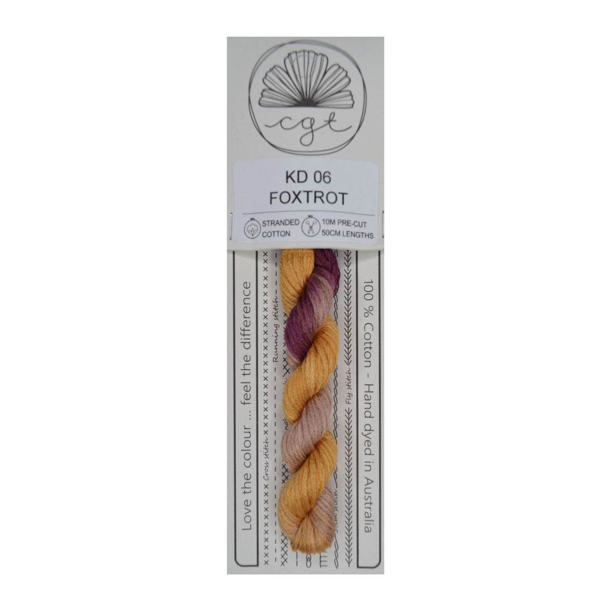 KD 06 Foxtrot stranded cotton embroidery thread