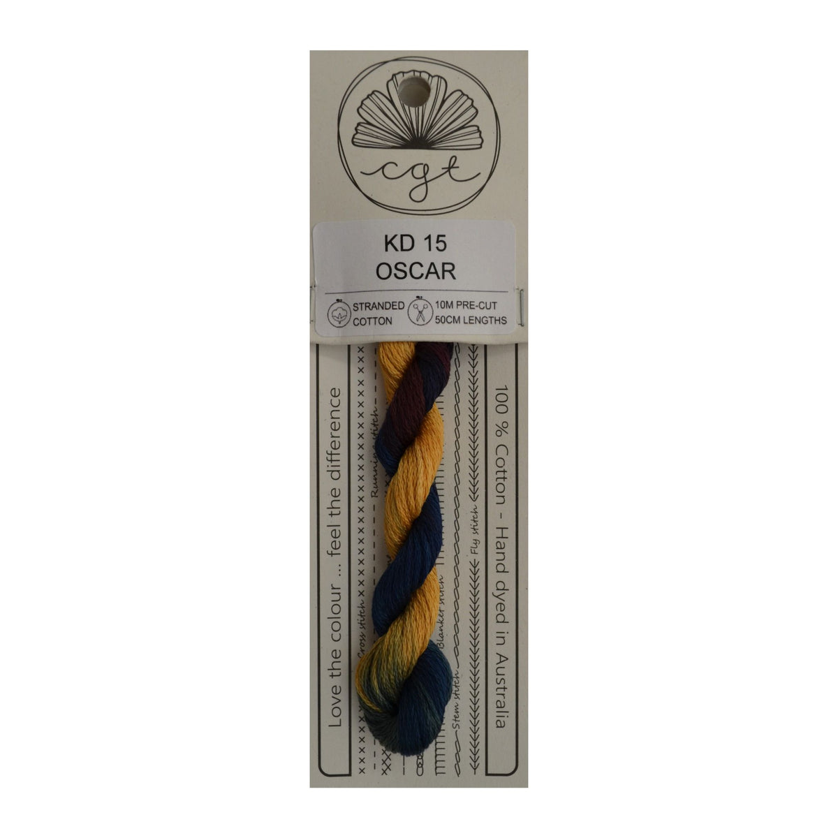 KD 15 Oscar stranded cotton embroidery thread