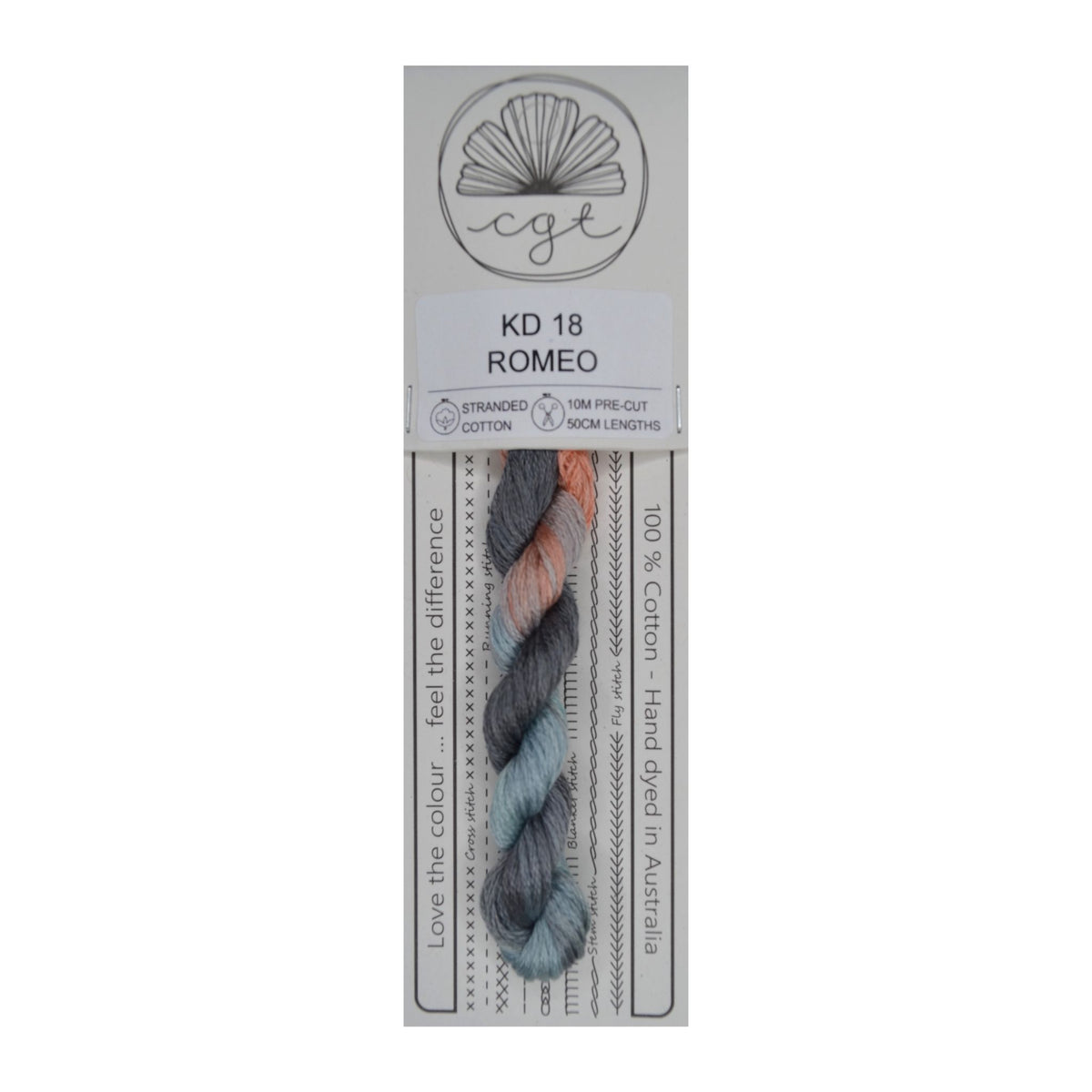 KD 18 Romeo stranded cotton embroidery thread