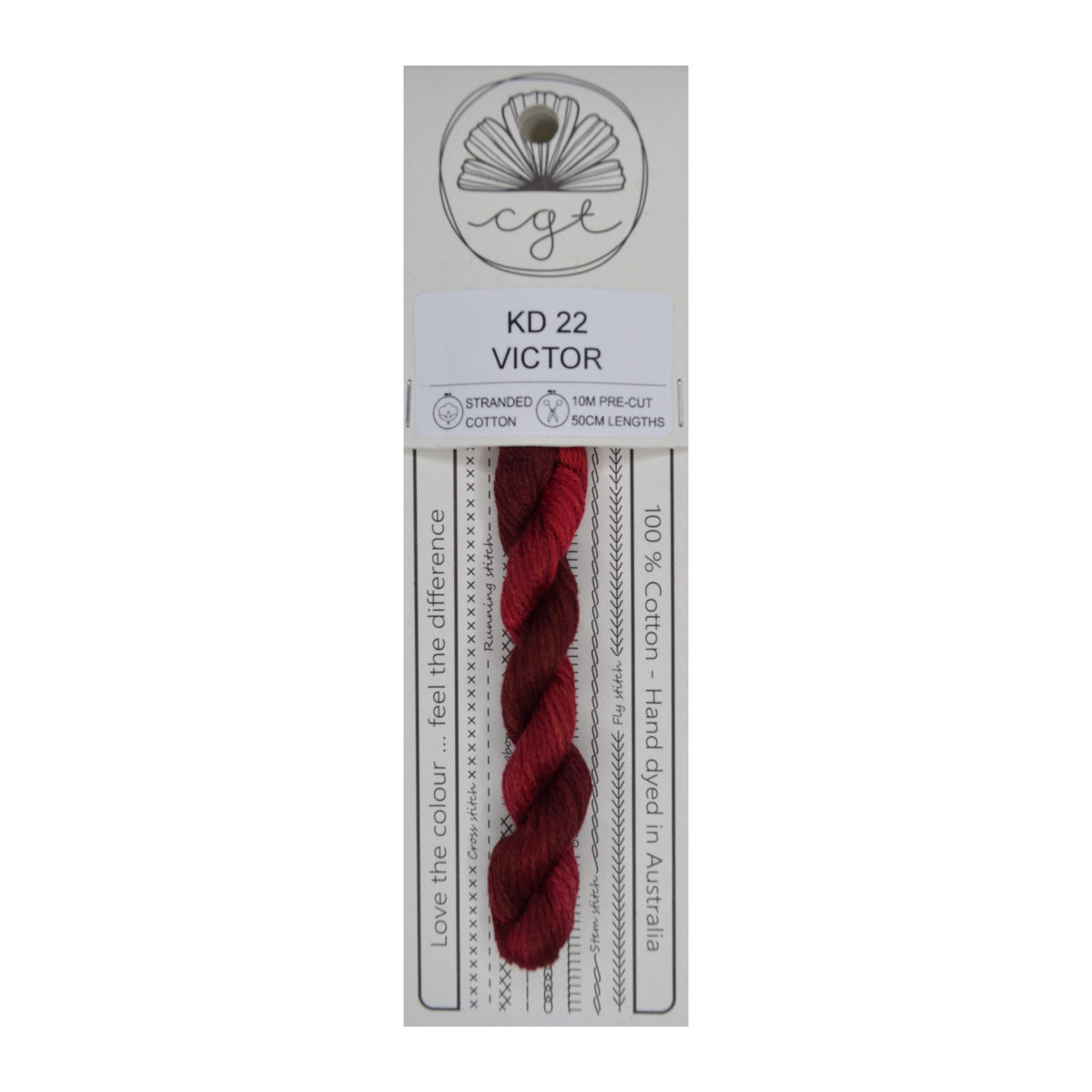 KD 22 VIctor stranded cotton embroidery thread