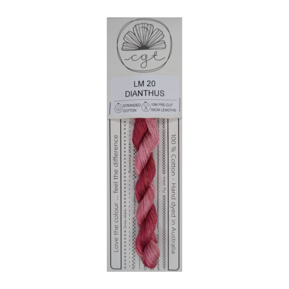 LM 20 Dianthus stranded cotton embroidery thread