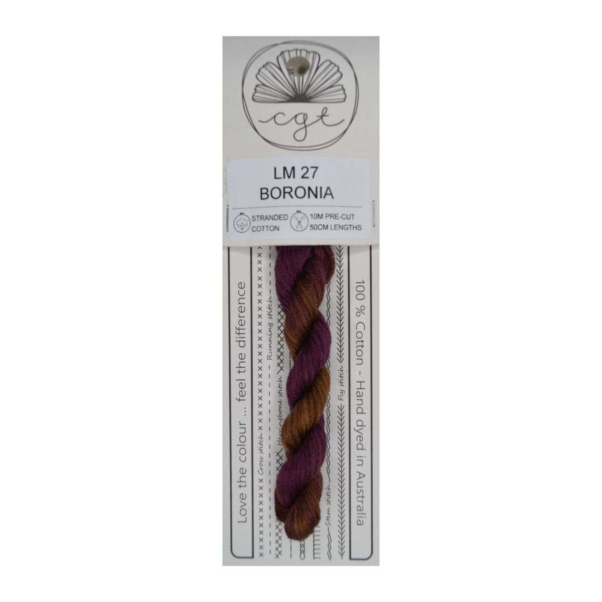 LM 27 Boronia stranded cotton embroidery thread