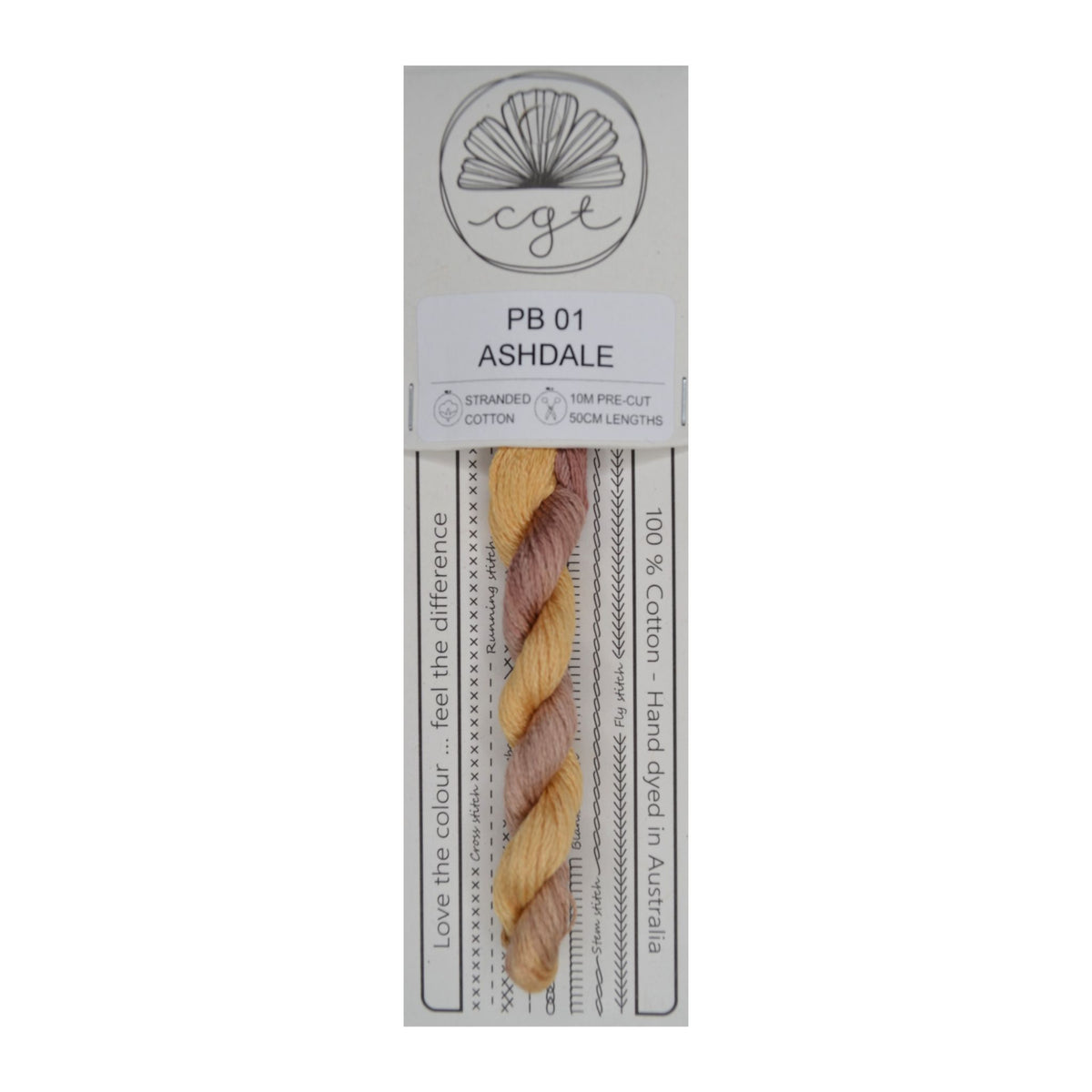 PB 01 Ashdale stranded cotton embroidery thread
