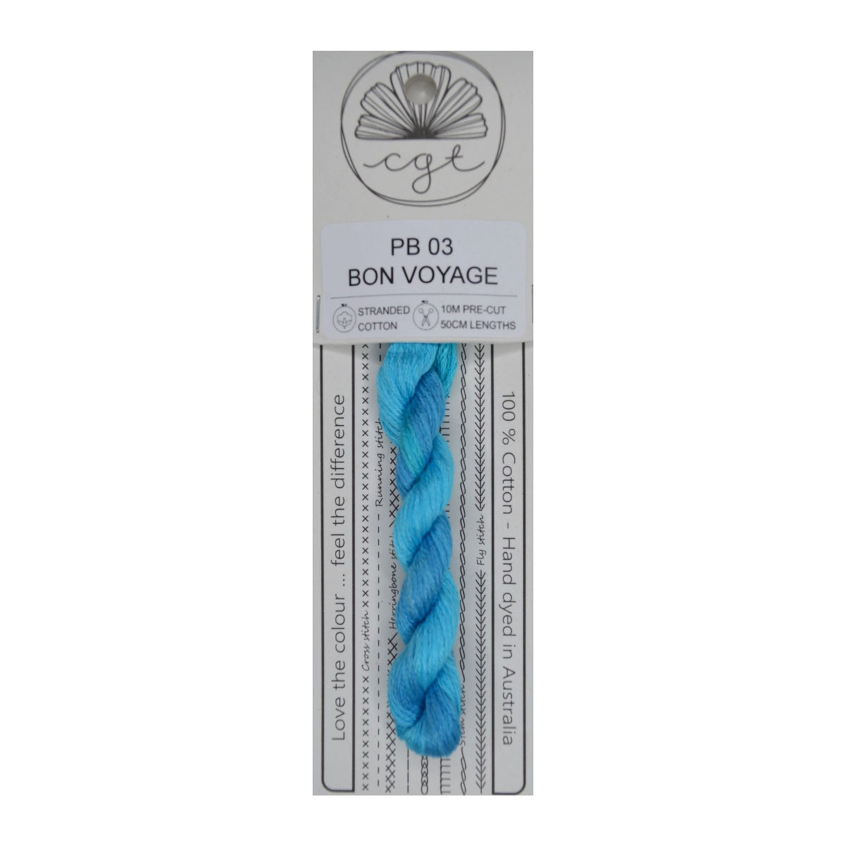 PB 03 Bon Voyage stranded cotton embroidery thread