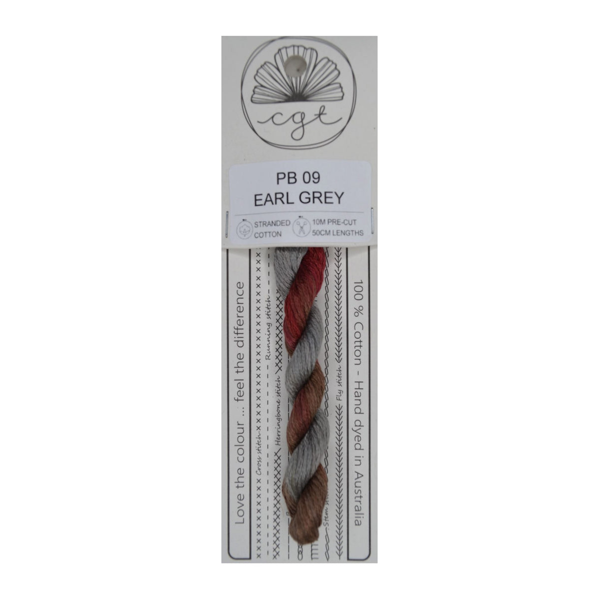 PB 09 Earl Grey stranded cotton embroidery thread