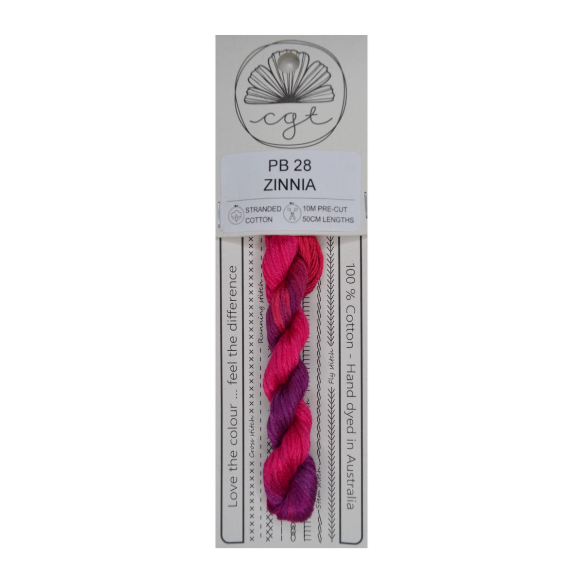 PB 28 Zinnia stranded cotton embroidery thread